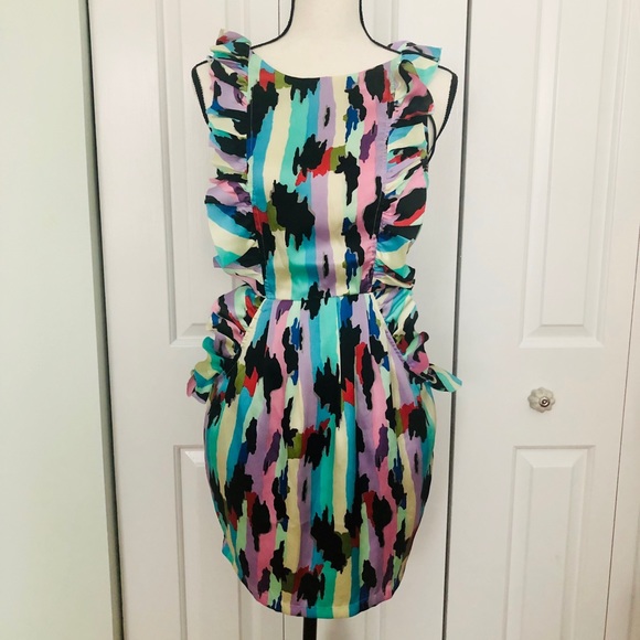 Ark & Co Multicolored Open Back Dress - Picture 2 of 8